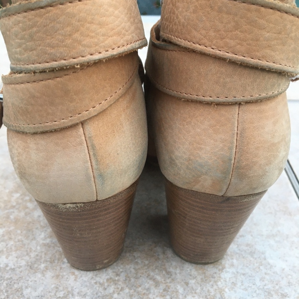 Rag & Bone Harrow camel ankle boots leather 39 - Picture 6 of 10